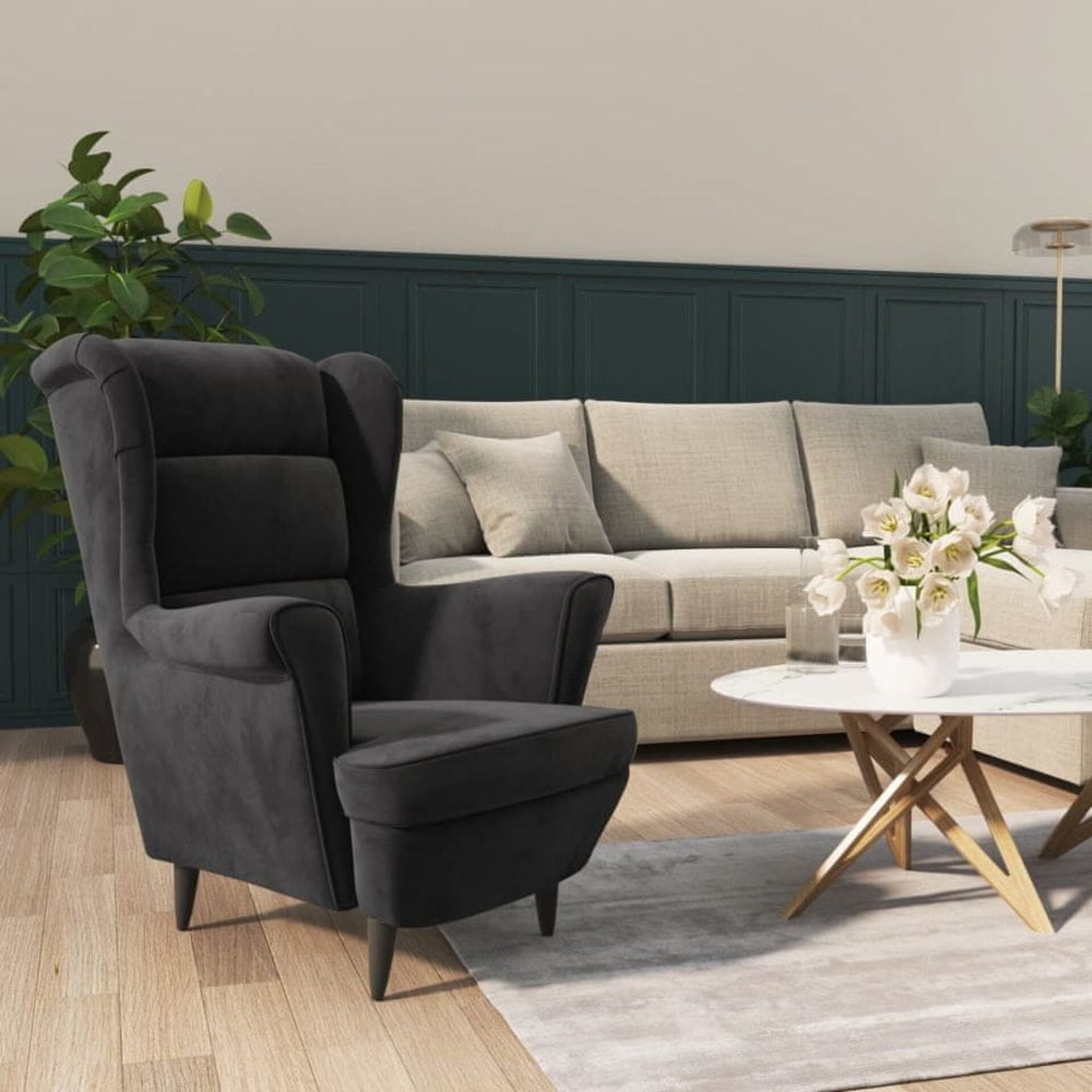 Recenze vidaXL 327788 relaxační tmavě šedé samet a&nbsp;PVC