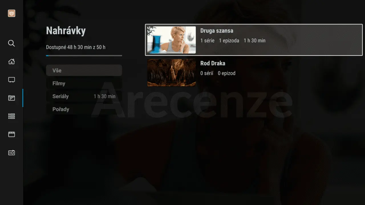 Televize – nahrávky