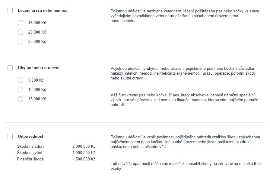 Pojistné plnění u jednotlivých pojištění Generali Česká pojišťovna