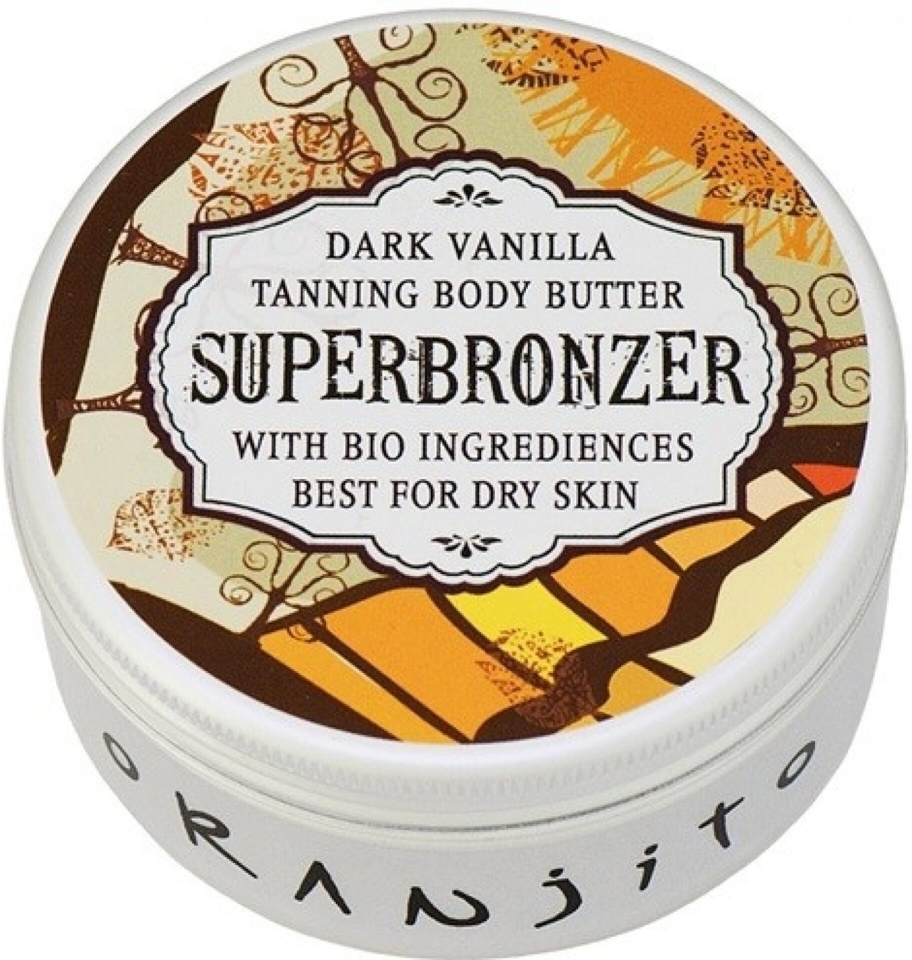 Test Oranjito Bio Dark Vanilla Superbronzer opalovací máslo do solária Recenze Oranjito Bio Dark Vanilla Superbronzer opalovací máslo do solária