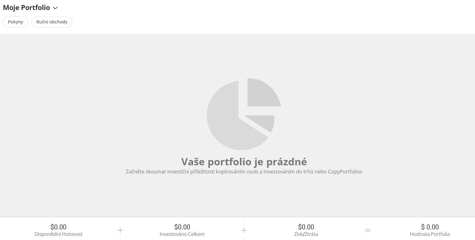 Platforma eToro Platforma eToro