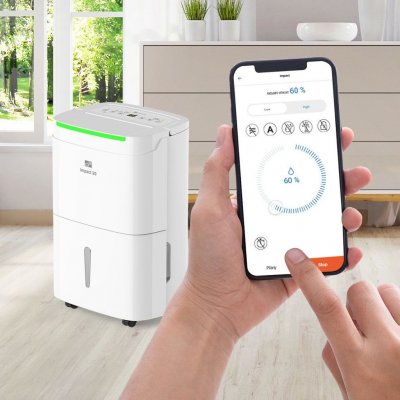 Odvlhčovač s Wi-Fi a možností ovládání přes aplikaci