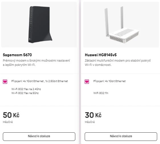 Pronájem modemu u T-Mobile Pronájem modemu u T-Mobile