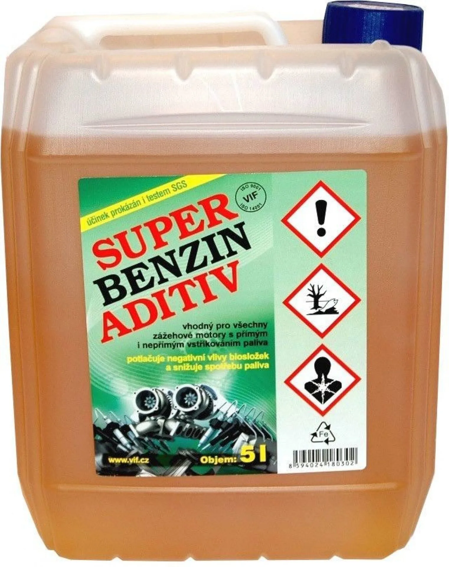 Recenze VIF Super Benzin Aditiv větší balení