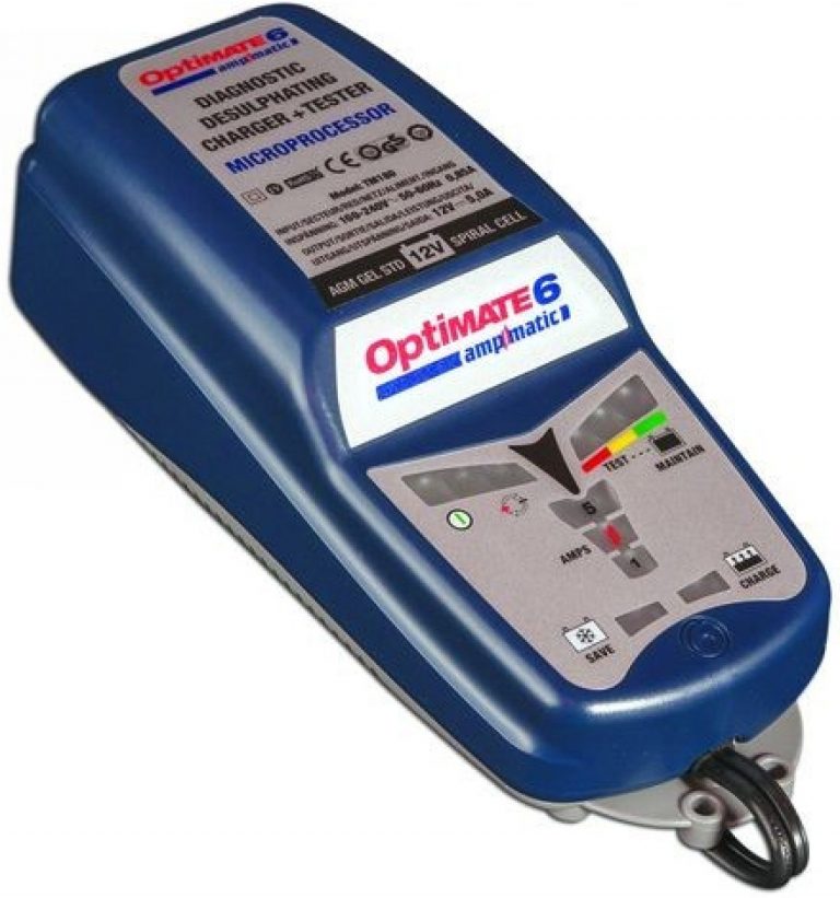 Test TecMATE OptiMATE 6 Ampmatic Recenze TecMATE OptiMATE 6 Ampmatic