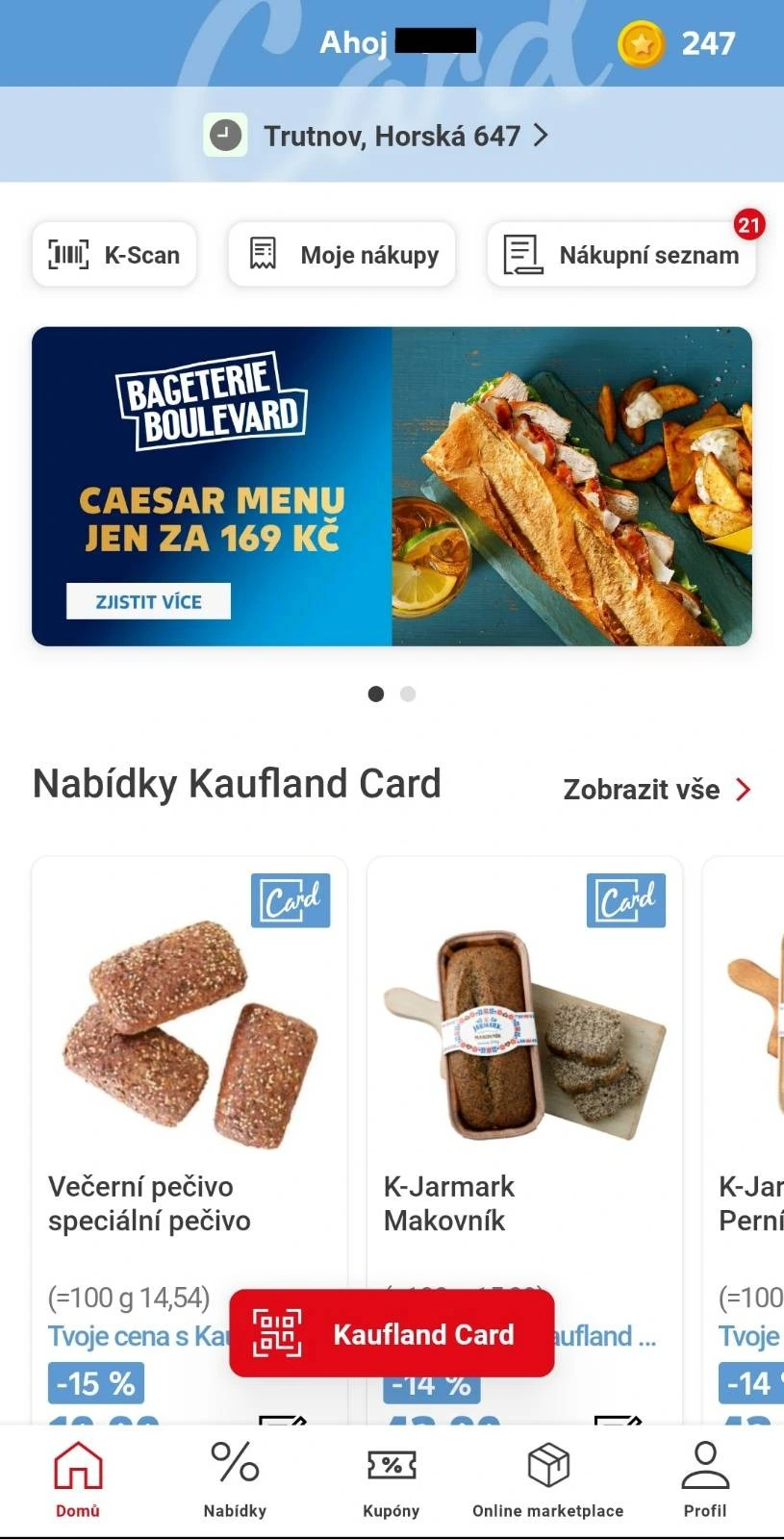 Mobilní aplikace Kaufland Mobilní aplikace Kaufland