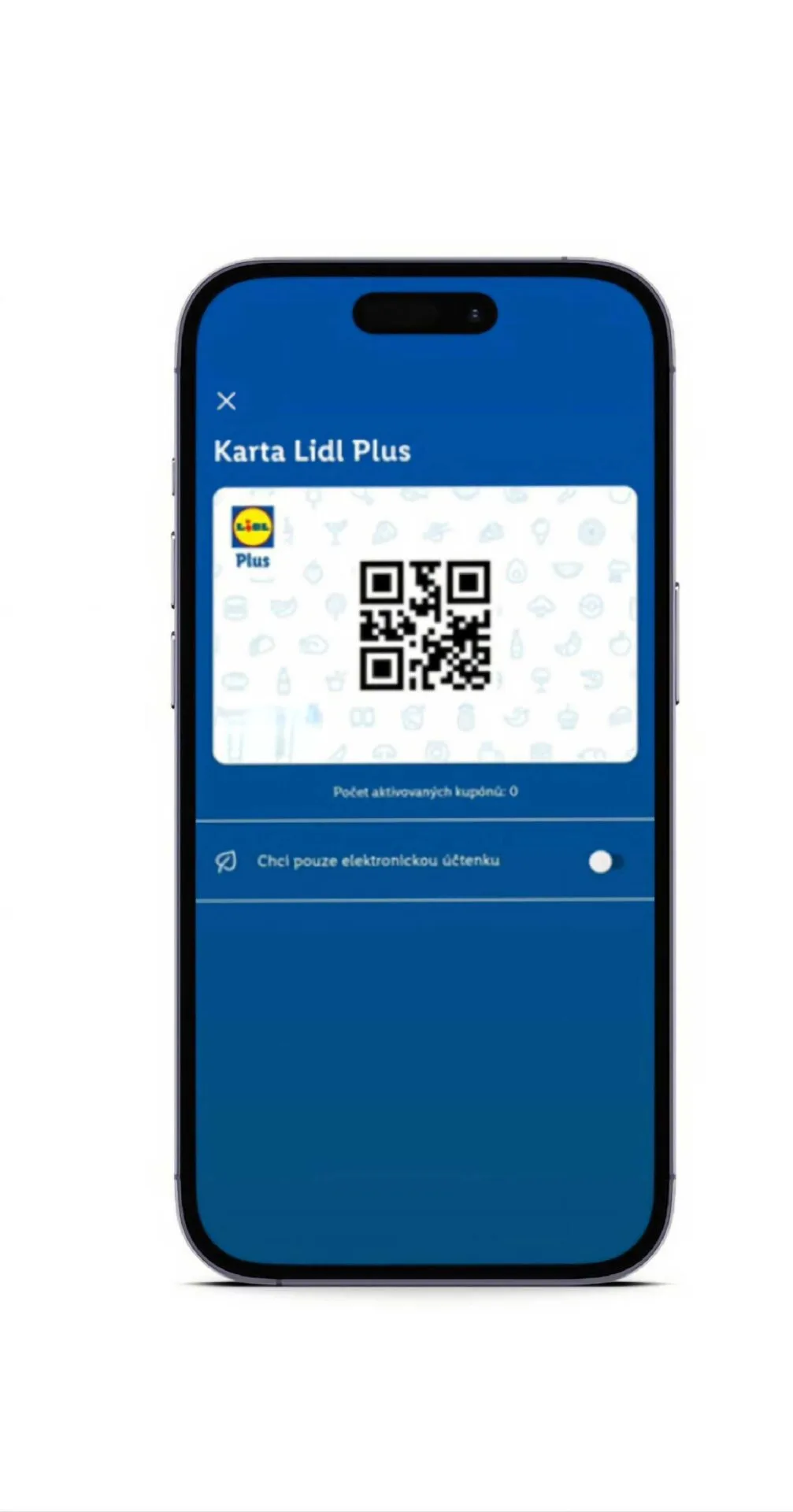 Zákaznická karta QR kódem