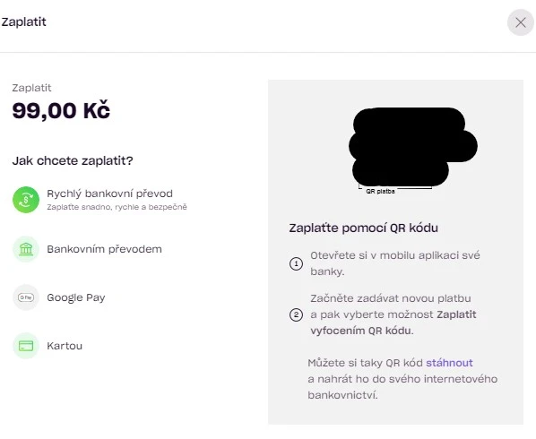 Twisto platba měsíčního vyúčtování Twisto platba měsíčního vyúčtování