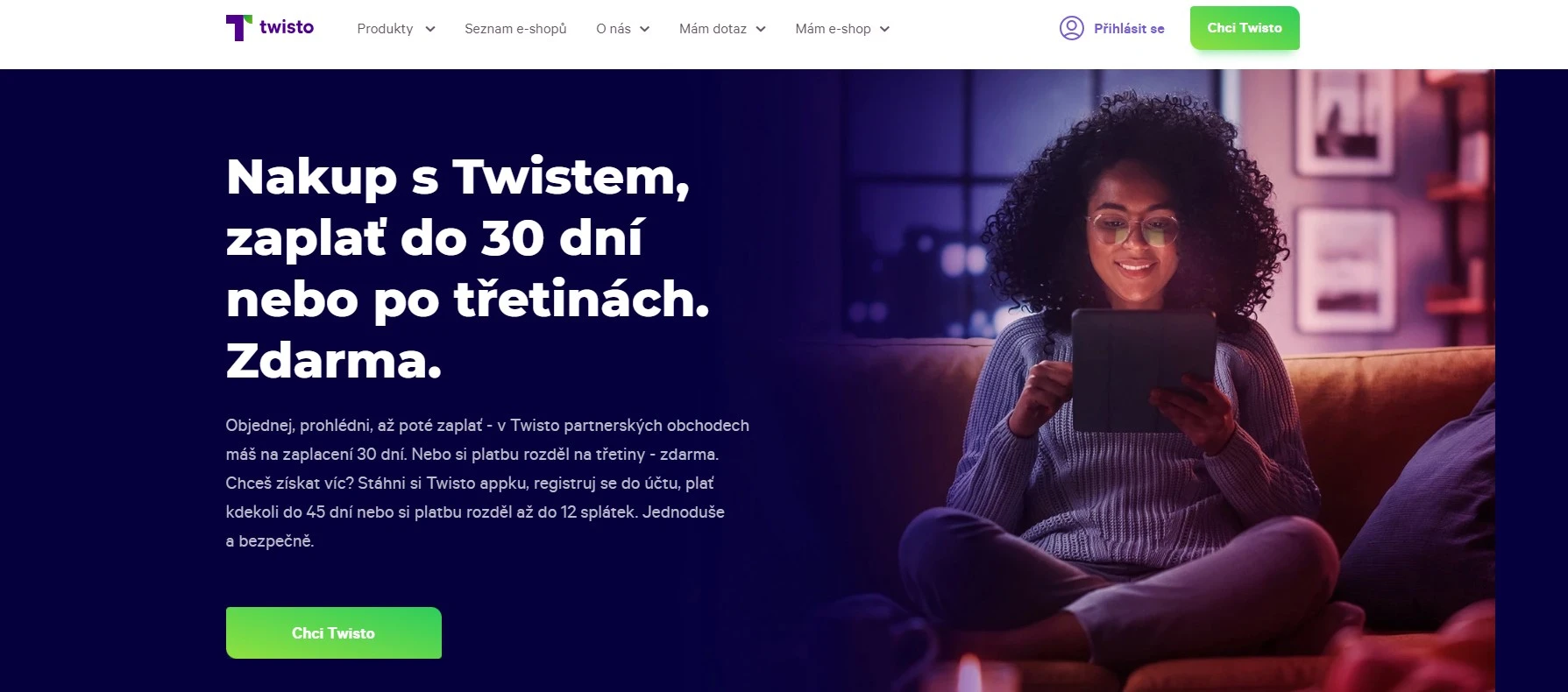 Twisto web Twisto web