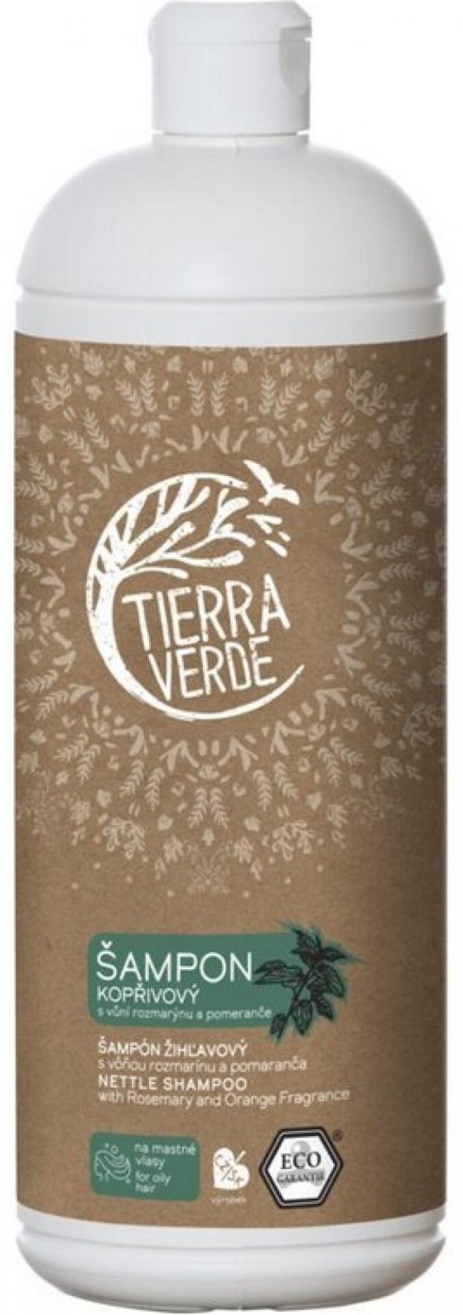 Test Tierra Verde Kopřivový šampon s pomerančem a rozmarýnem Recenze Tierra Verde Kopřivový šampon s pomerančem a rozmarýnem