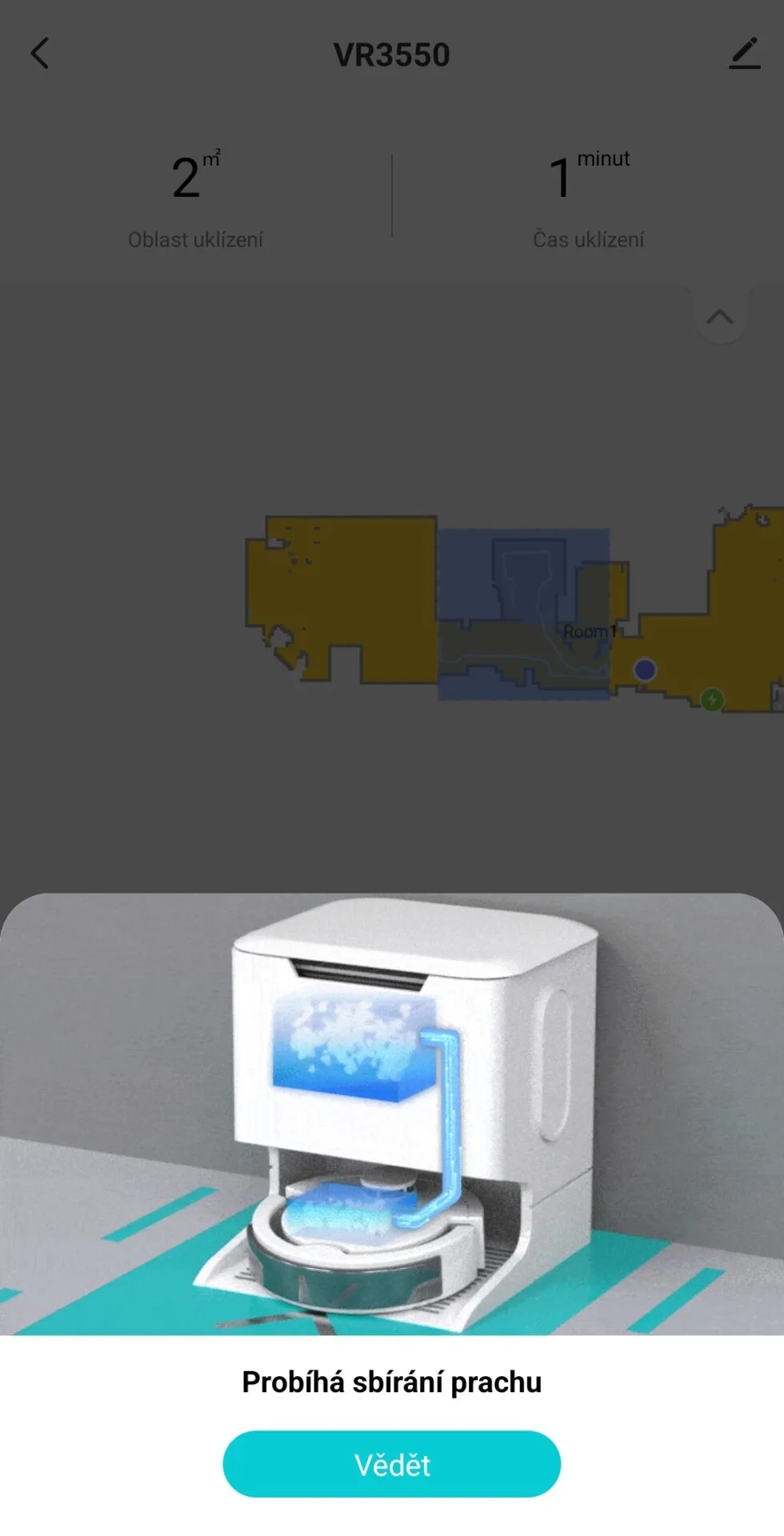 Vyprazdňování zásobníku