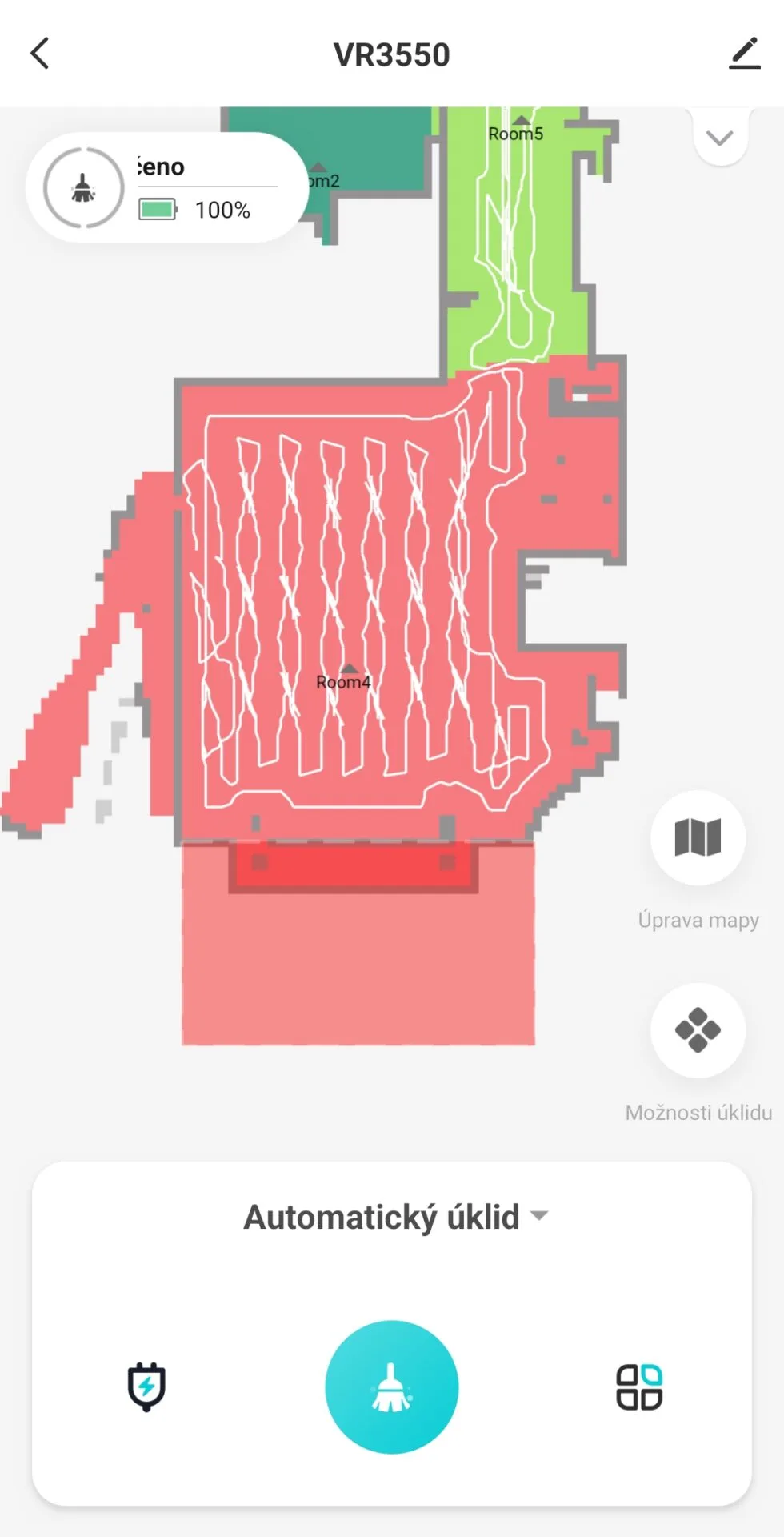 Vytírání do Y