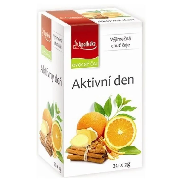 Recenze Apotheke Ovocný čaj Aktivní den