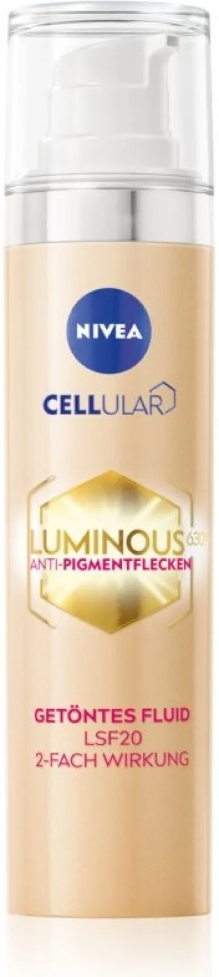 Test Nivea Cellular Luminous 630 denní krém proti pigmentovým skvrnám 40 ml Recenze Nivea Cellular Luminous 630 denní krém proti pigmentovým skvrnám 40 ml