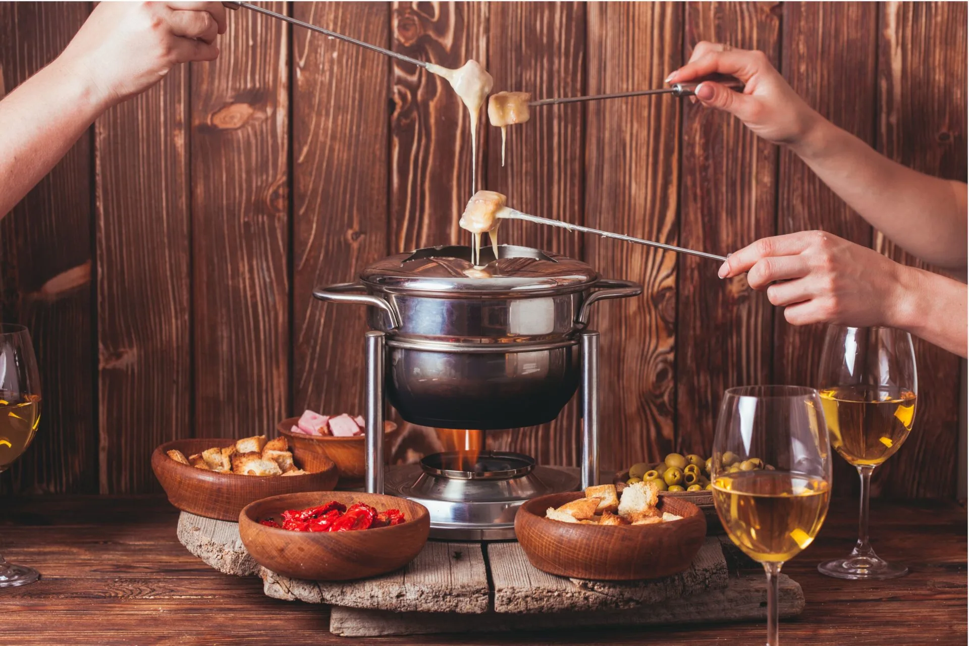 Původní sýrové fondue