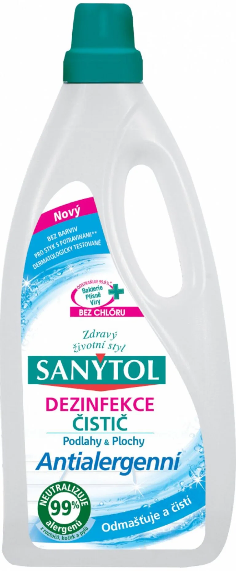 Test Sanytol dezinfekční čistič antialergenní Recenze Sanytol dezinfekční čistič antialergenní