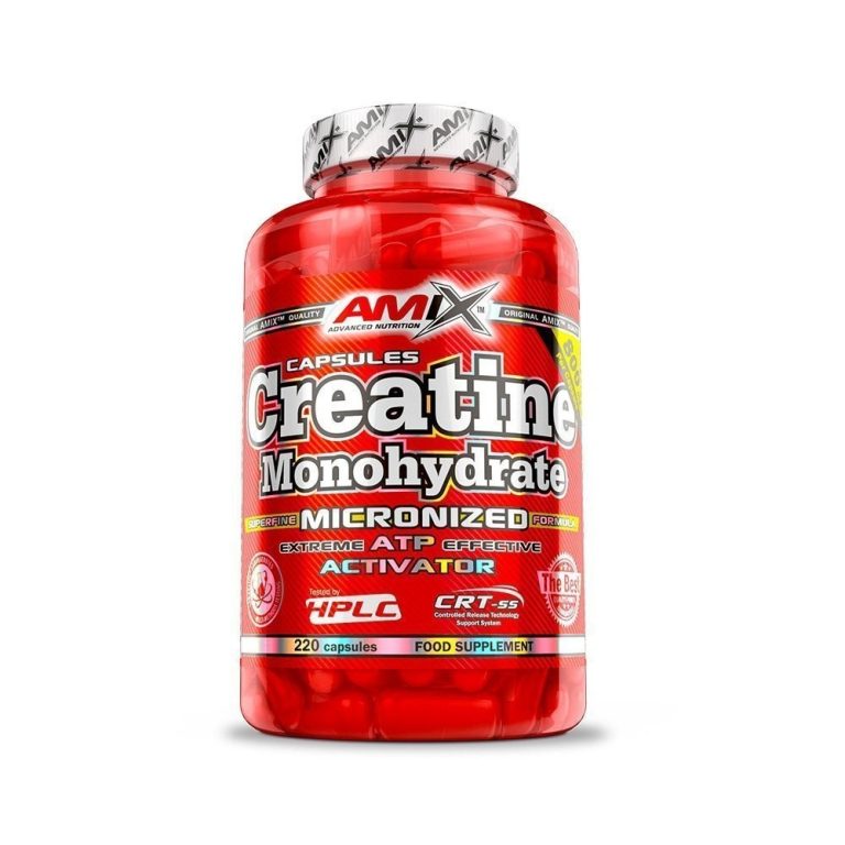 Test Amix Creatine Monohydrate 800 220 kapslí Recenze Amix Creatine Monohydrate 800 220 kapslí