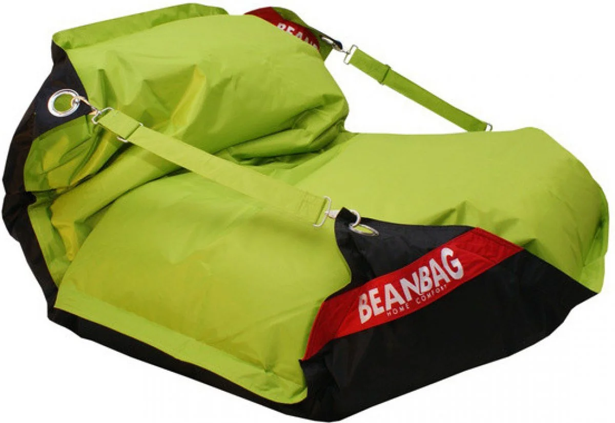 Test BeanBag Duo s popruhy limet/black Recenze BeanBag Duo s popruhy limet/black