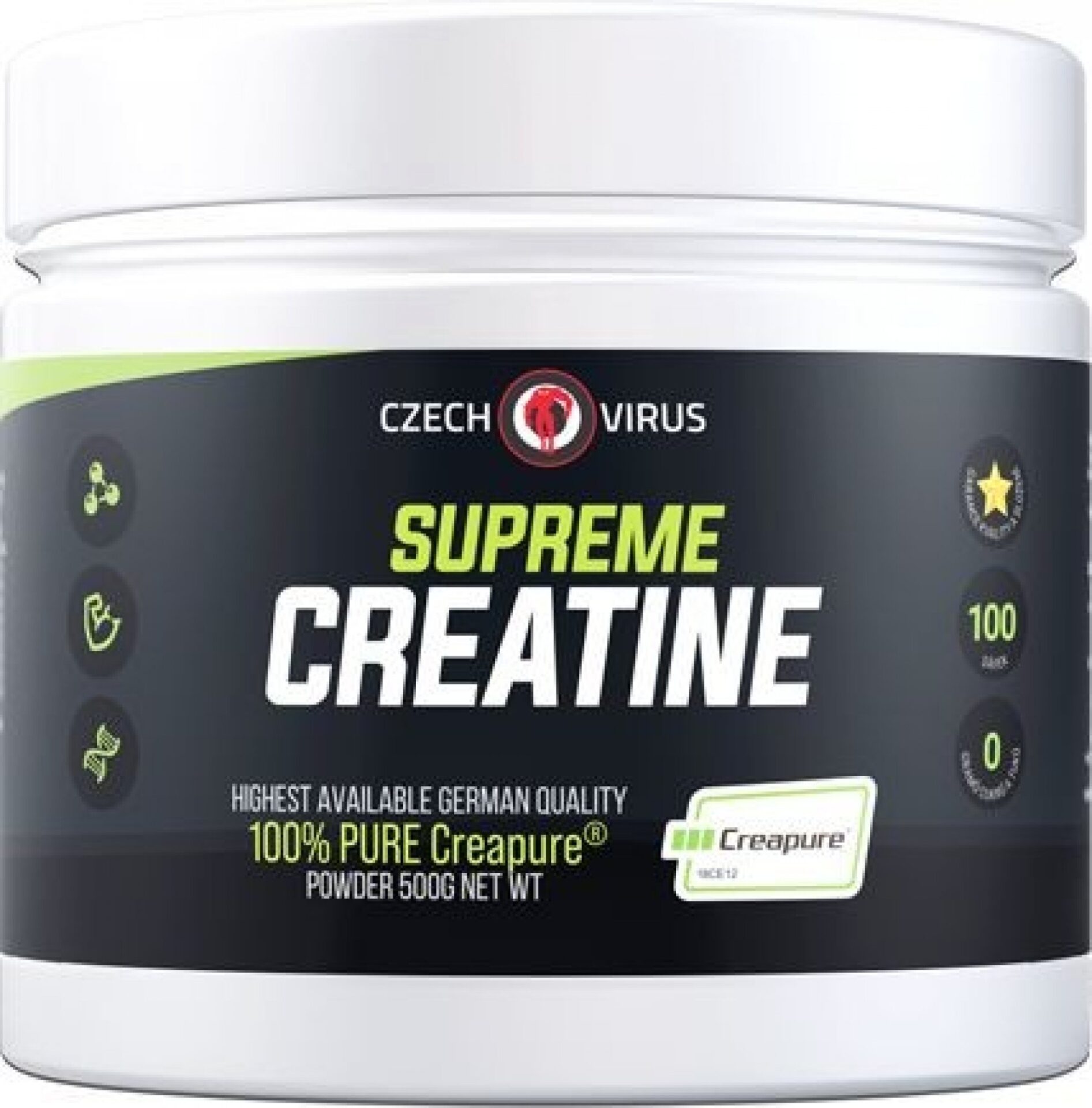 Testovaný 100% kreatin Creapure Testovaný 100% kreatin Creapure
