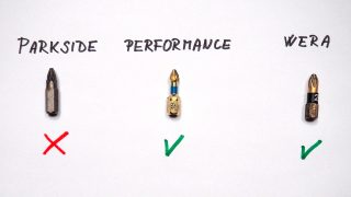 Test bitů Parkside, Performance a&nbsp;Wera: Parkside test nezvládl a&nbsp;Wera nezklamala