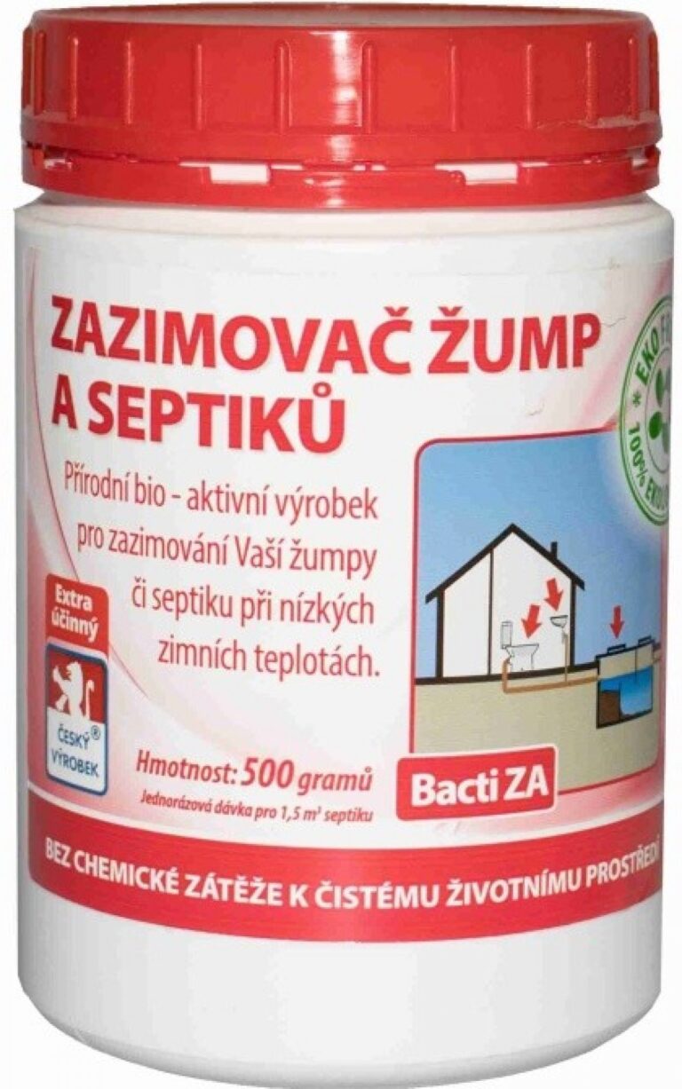 Test Baktoma Bacti ZA zazimovač žump a septiků 0,5 kg Recenze Baktoma Bacti ZA zazimovač žump a septiků 0,5 kg