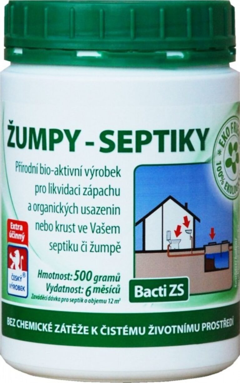 Test Baktoma Bacti ZS bakterie do žump a septiků 0,5 kg Recenze Baktoma Bacti ZS bakterie do žump a septiků 0,5 kg
