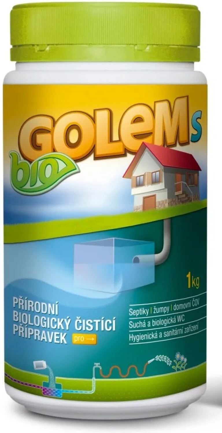 Recenze Golem S&nbsp;Bio čistič septiků a&nbsp;jímek 1000&nbsp;g