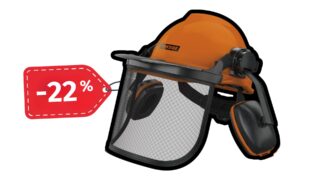 Lesnická helma Parkside se slevou 22&nbsp;%: ochrana při práci za skvělou cenu