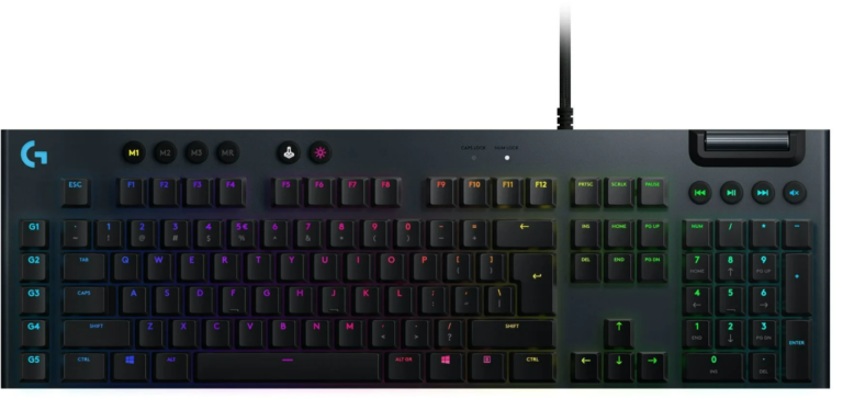 Recenze Logitech G815 LIGHTSYNC 920-008992