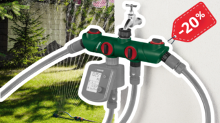 Levný 4cestný rozdělovač Parkside na závlahy? Se slevou 20&nbsp;%&nbsp;vyjde na 200&nbsp;Kč