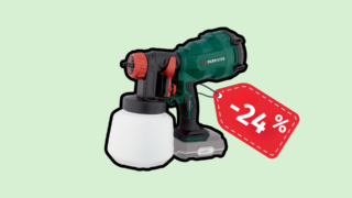 Ve slevě 24&nbsp;%&nbsp;vám za 900&nbsp;Kč&nbsp;usnadní tato pistole Parkside práci o&nbsp;hodiny