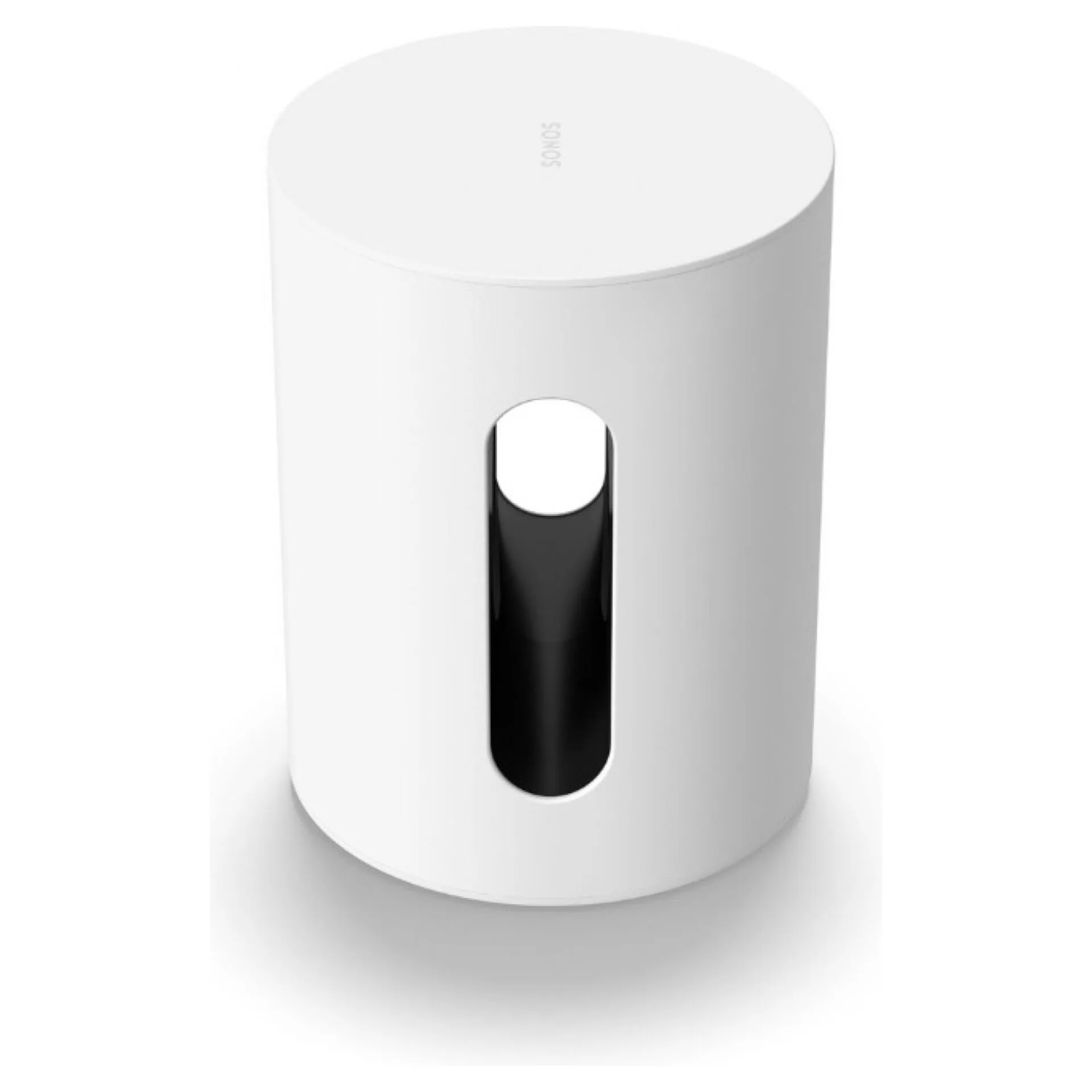 Sonos Sub Mini v bílé barvě Obrázek zobrazuje Sonos Sub Mini v bílé barvě