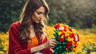 Originální dárek na MDŽ 2024? Tyto LEGO kytice jsou TOP volbou