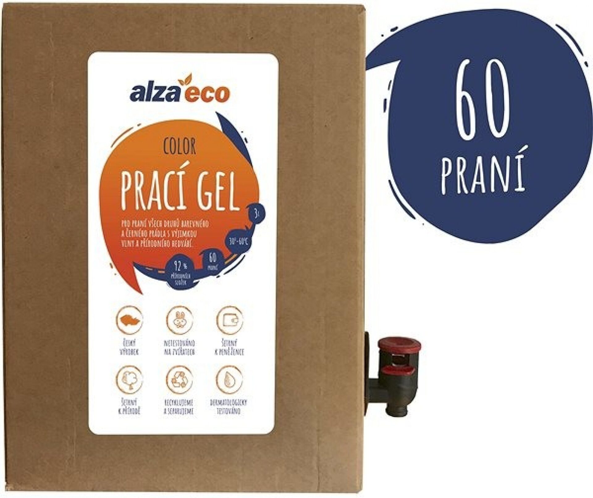 Recenze AlzaEco Prací gel Color