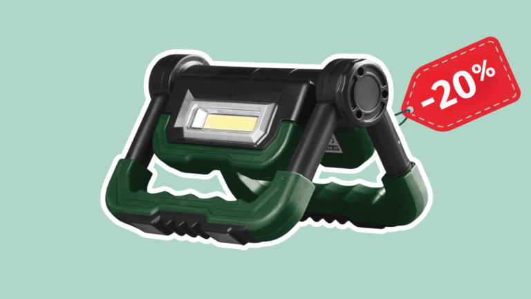 20&nbsp;%&nbsp;sleva na pracovní světlo po omezenou dobu: Posviťte si na práci s&nbsp;LED svítilnou Parkside