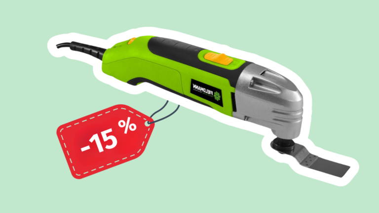 Levná multifunkční bruska Fieldmann řeže, brousí a&nbsp;seškrabuje: Známe kód pro 15% slevu!