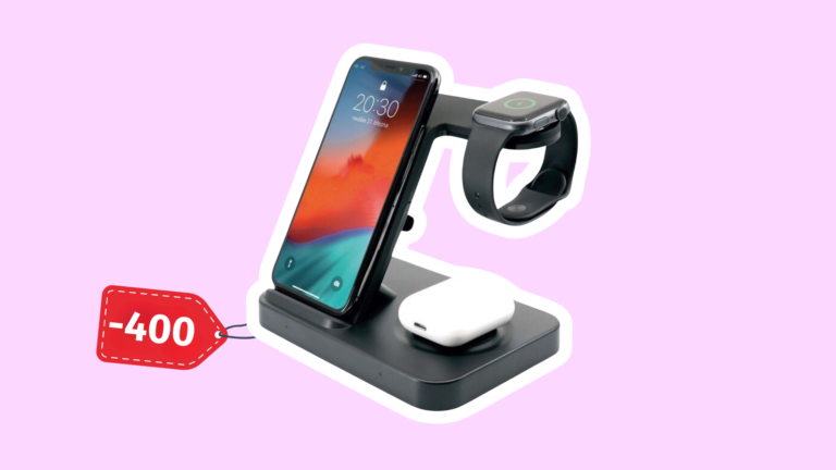 Bezdrátová nabíječka MagPowerstation se slevou 30&nbsp;%? Nabije až 3 zařízení najednou, nyní o&nbsp;400&nbsp;Kč&nbsp;levnější