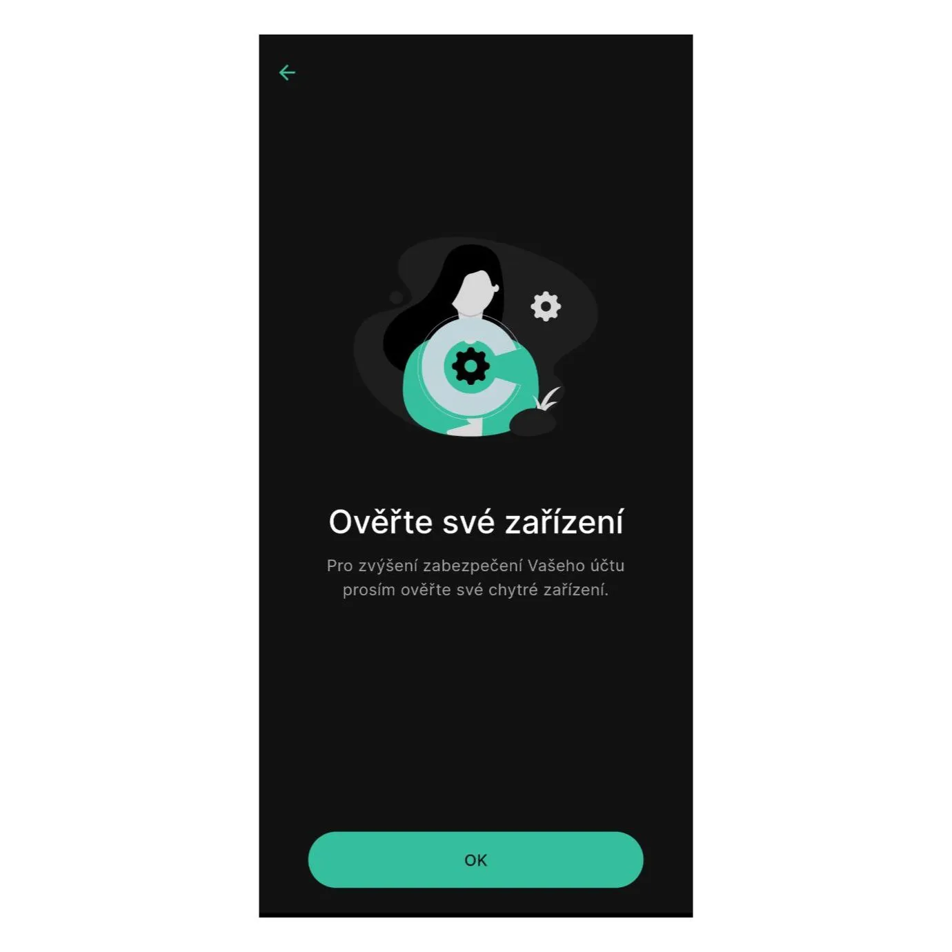 Pro otevření maržového účtu je třeba ověřit zařízení Pro otevření maržového účtu je třeba ověřit zařízení