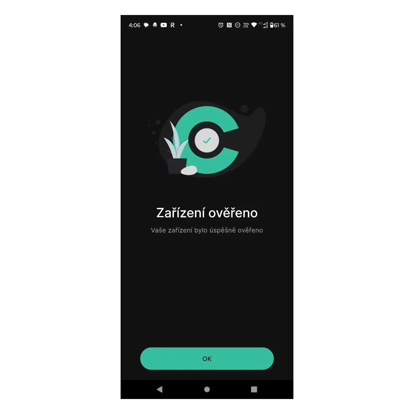Pro ověření zařízení zadáte SMS kód Pro ověření zařízení zadáte SMS kód