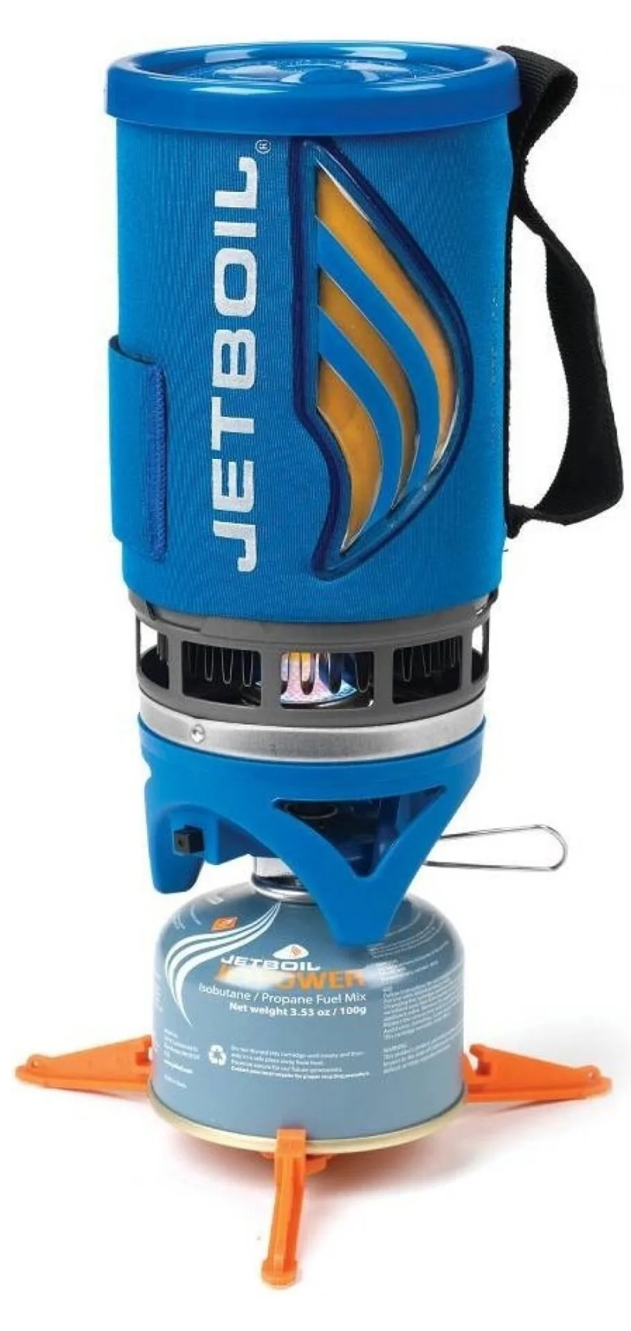 Outdoorové vařiče Jetboil jsou poměrně specifické Obrázek zobrazuje outdoorový vařič Jetboil