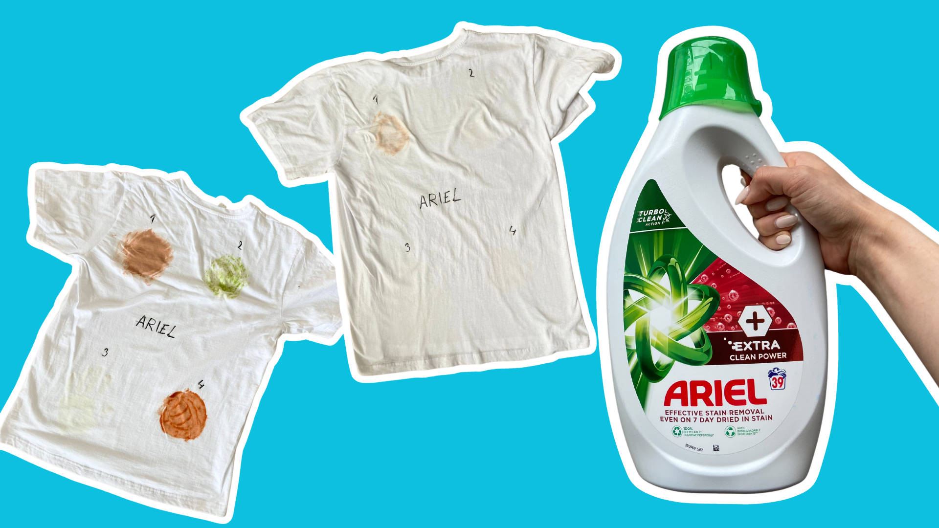 Recenze Ariel Extra Clean gel