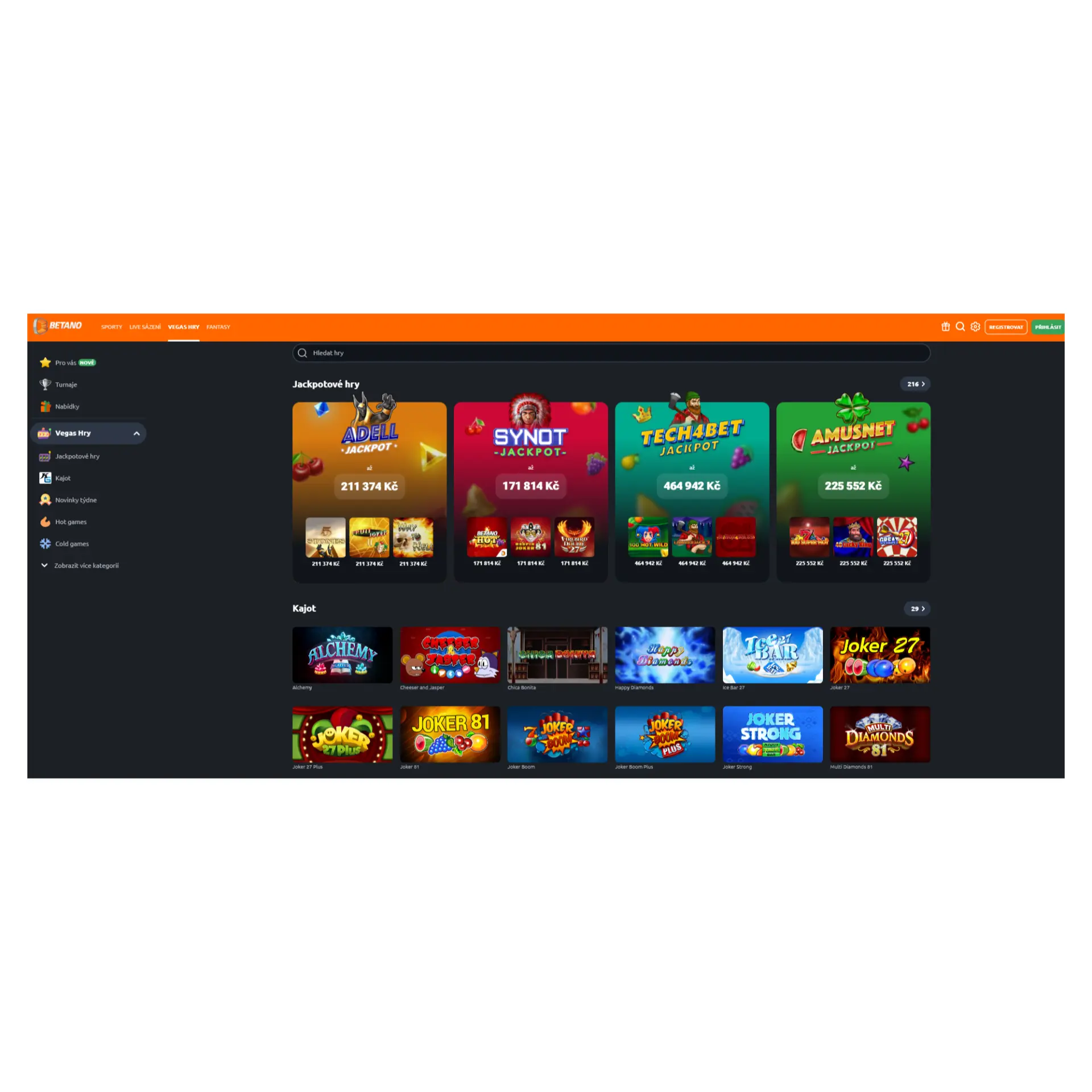 Betano provozuje vlastní online kasino betano_vegas