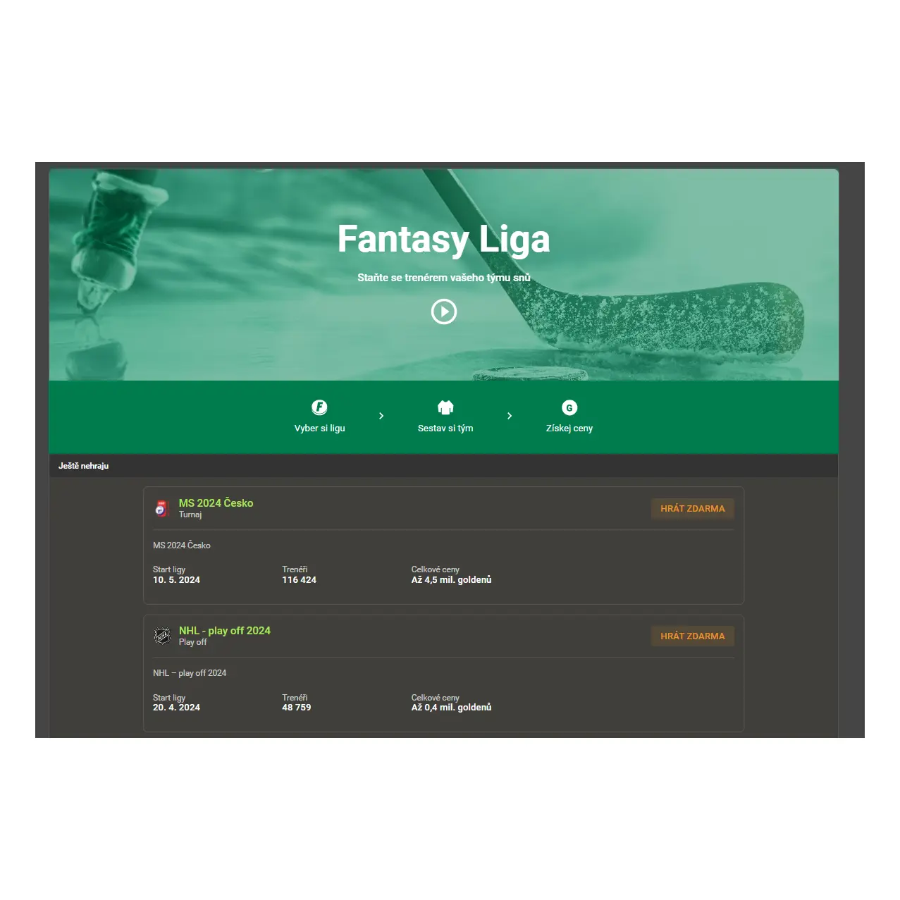 Zahrajte si na Chance Fantasy ligu chance_fantasy_liga chance_fantasy_liga