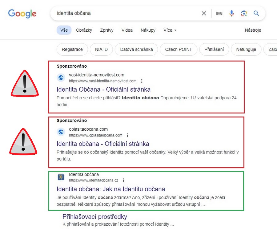 Falešná Identita občana