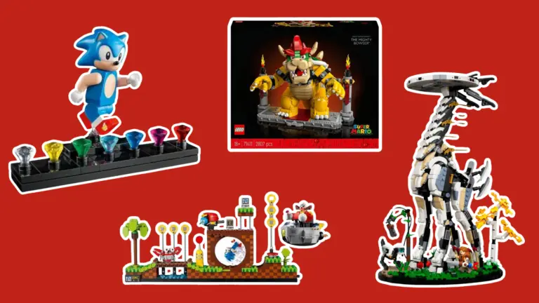 3 LEGO sady pro milovníky her: Legendární italský instalatér, robotický brontosaurus a modrý ježek 3 LEGO sady pro milovníky her: Legendární italský instalatér, robotický brontosaurus a modrý ježek