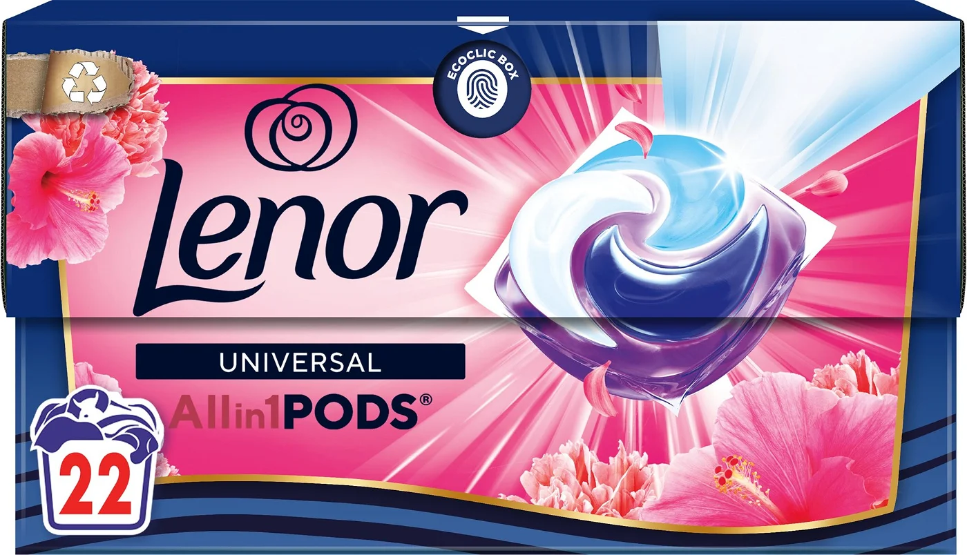 Recenze Lenor All-in-1 Pods Peony&Hibiscus