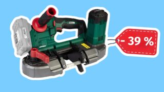 Pásová pila Parkside levnější než kdy dřív: Šikovný pomocník nyní se slevou 37&nbsp;%