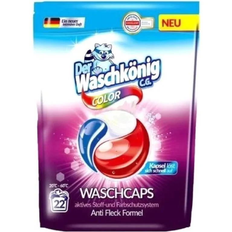 Test Waschkönig Color gelové kapsle Recenze Waschkönig Color gelové kapsle