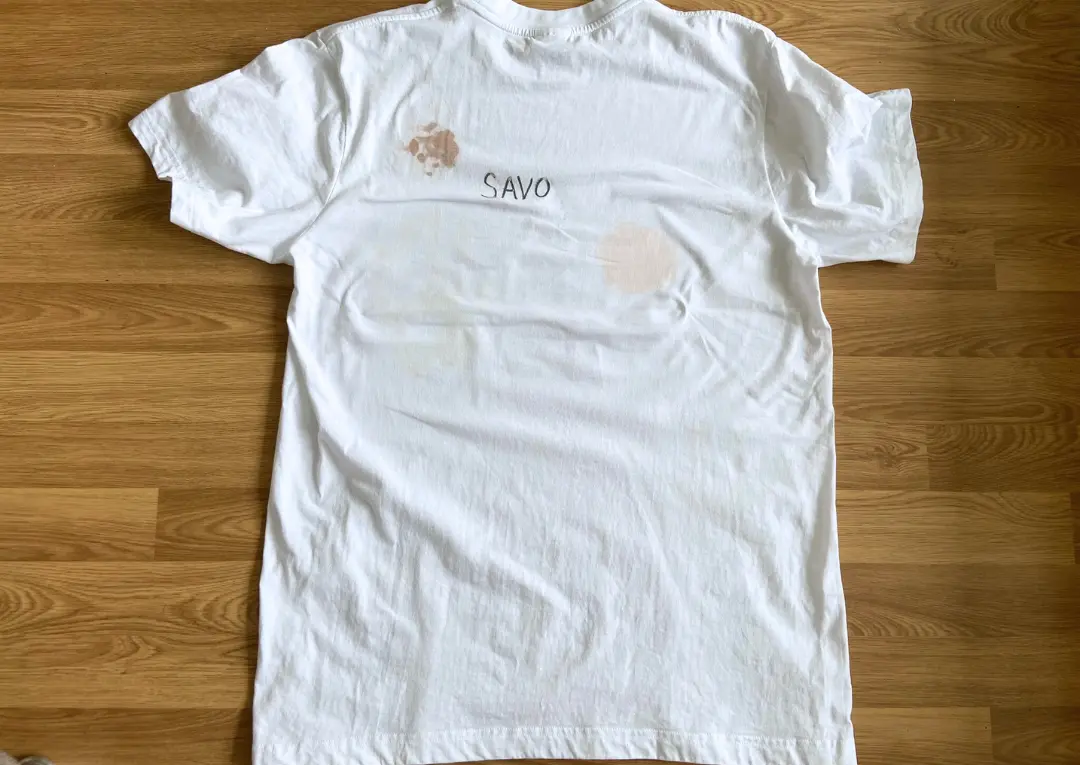 Skvrny po vyprání Skvrny po vyprání