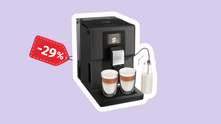 Automatický kávovar Krups o&nbsp;29&nbsp;%&nbsp;levněji: Získejte jej nyní se slevou přes 5 tisíc korun!